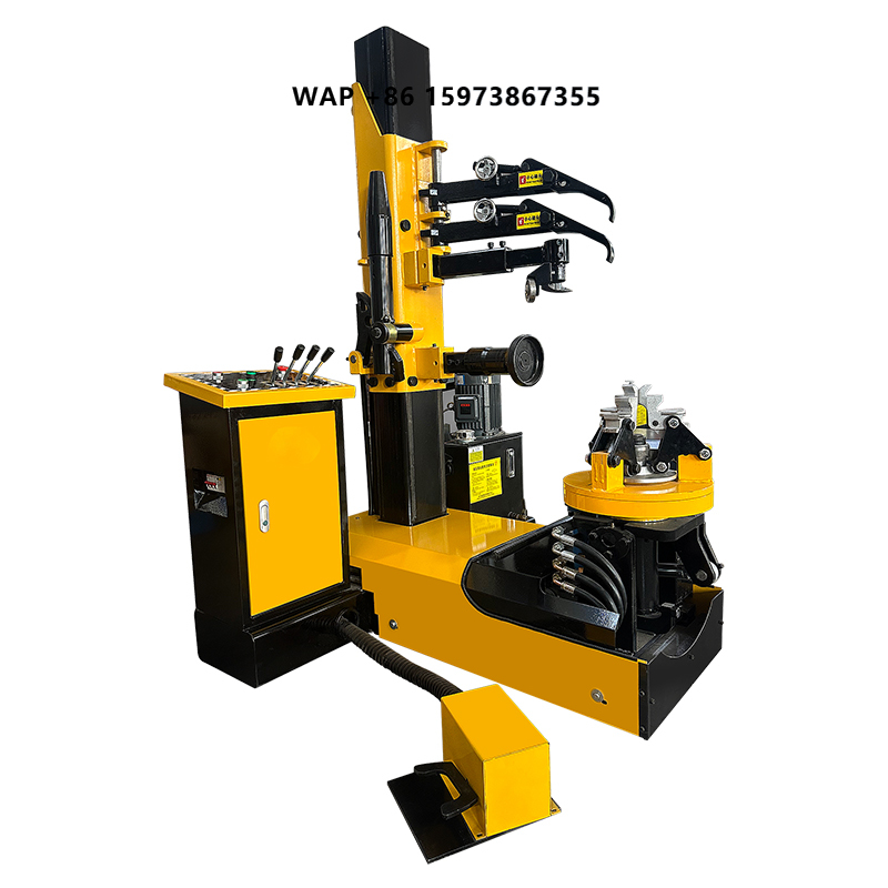Tire Changer Machine - 高コストパフォーマンスの垂直型電動トラックタイヤ修理機、自動車修理工場向けプロ仕様全自動タイヤチェンジャー