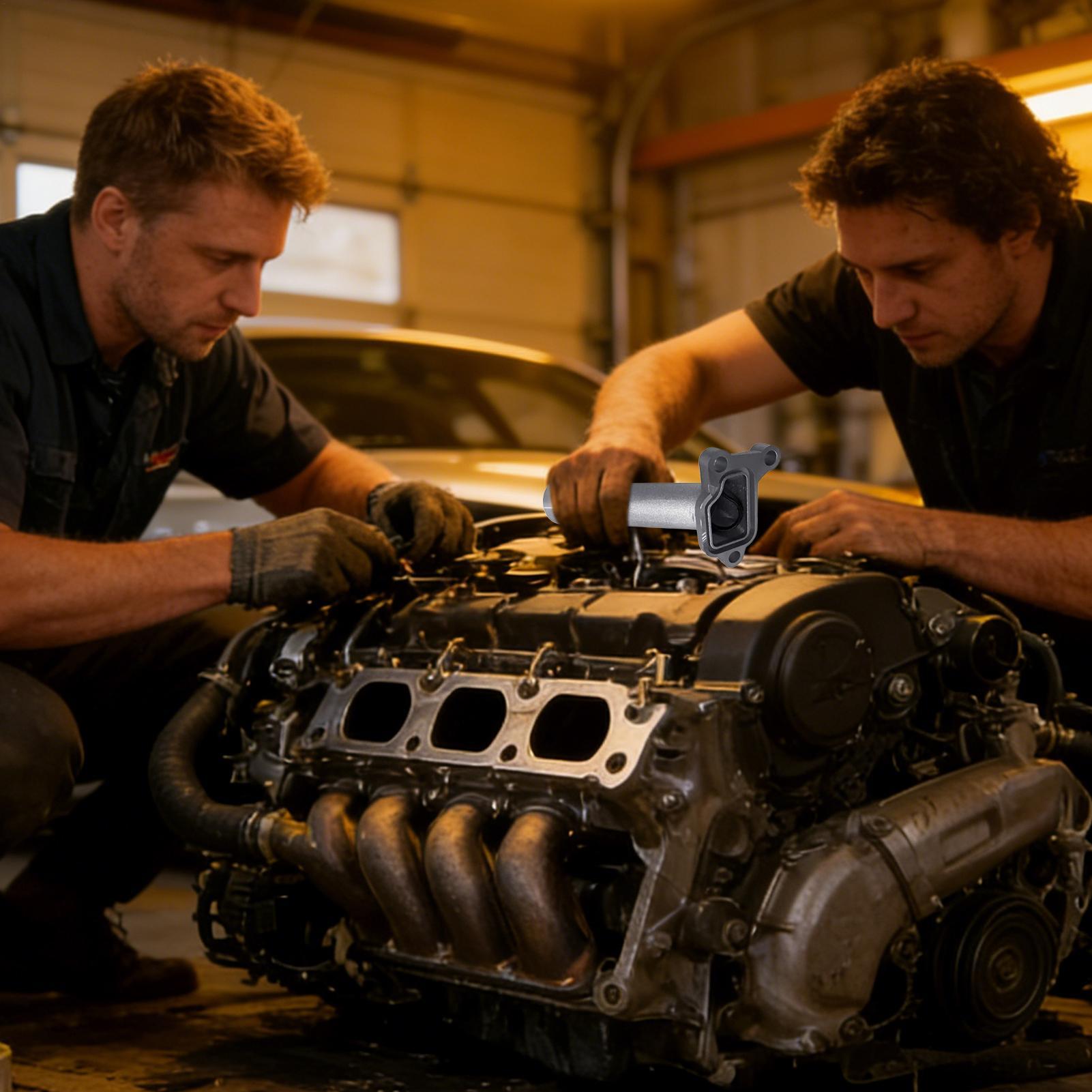 Auto Repair Shop In - BMW用；クーラントホースコネクタ精密アルミニウム合金ユニバーサルジャンクションヒーターホースコネクタ自動車修理整備工場用